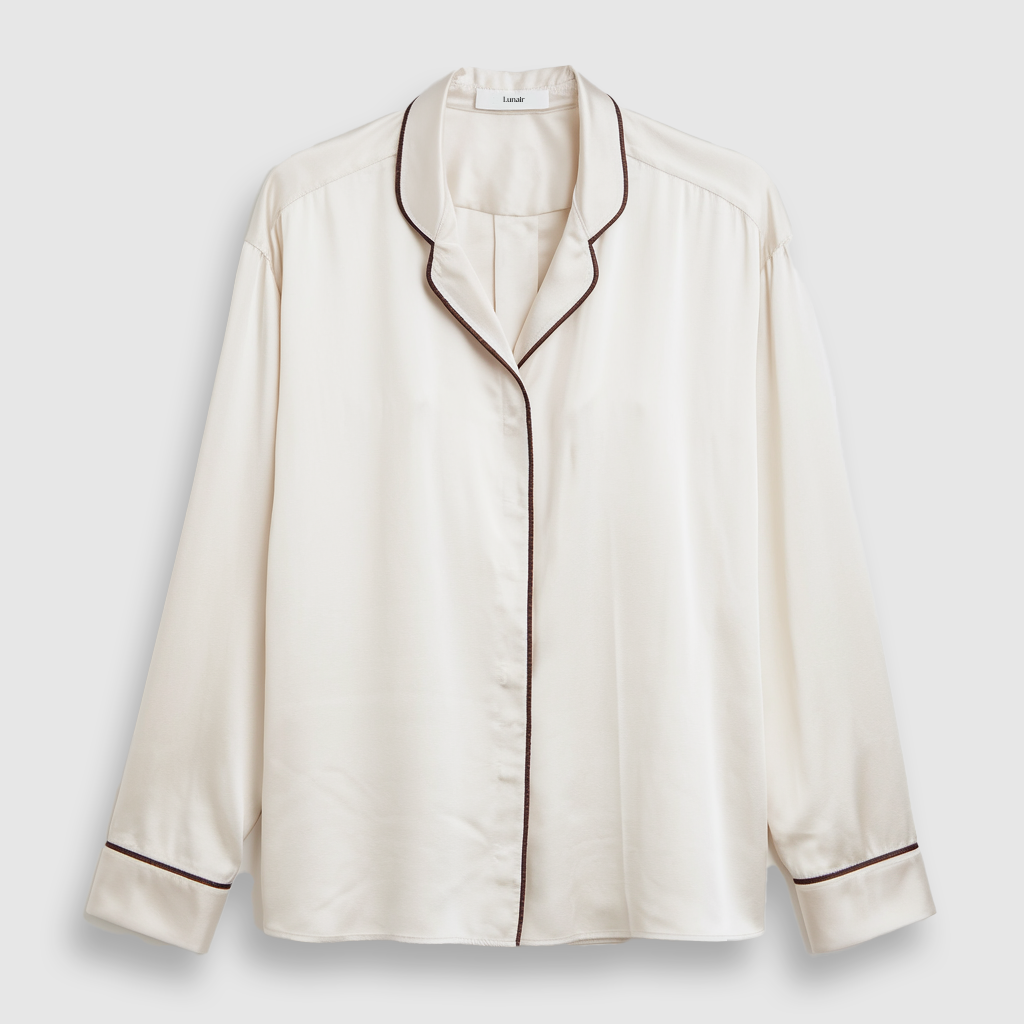 Premium Silk Longsleeve | Champagne