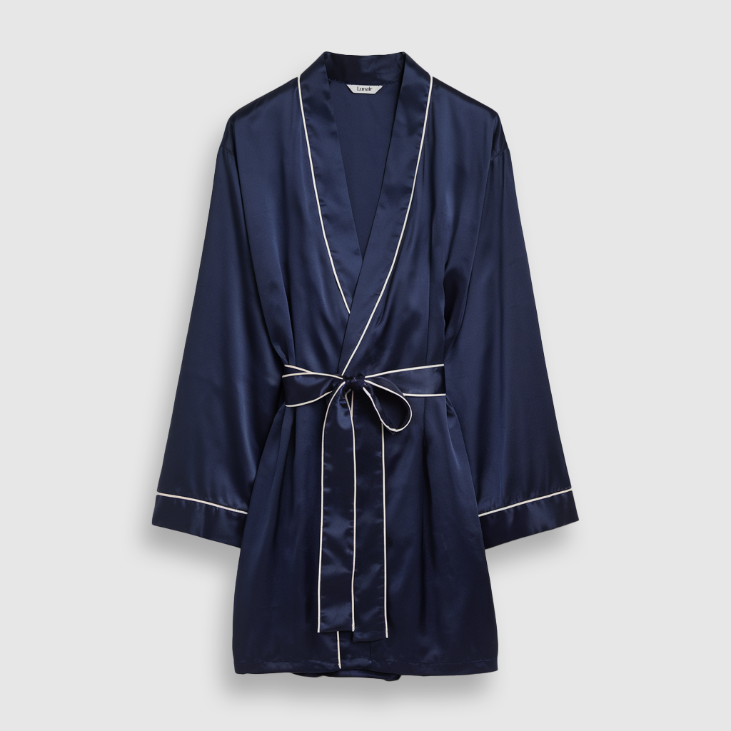 Premium Silk Kimono | Sapphire