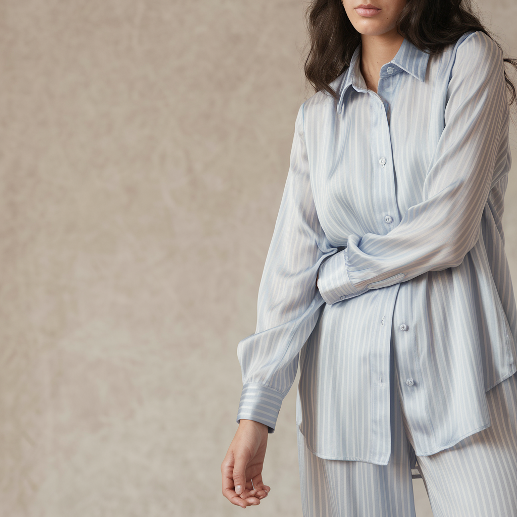 Premium Silk Set | Riviera Stripe